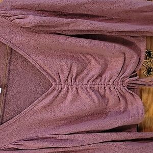 Cropped Gaze women's long sleeve v neck sweater same day shipping